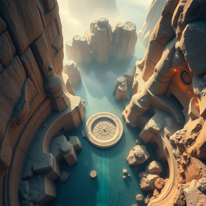 Beautiful Fantasy-sci-fi Scene