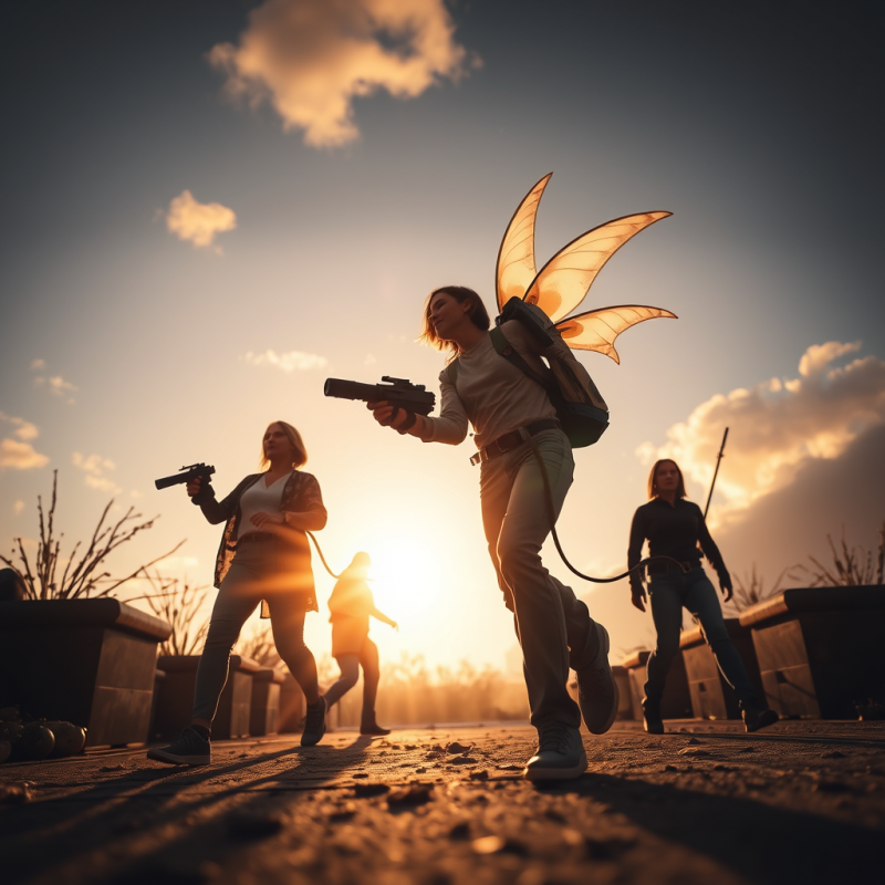 Beautiful Fantasy-sci-fi Scene