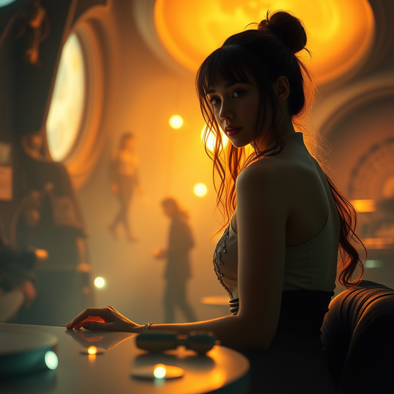 Beautiful Fantasy-sci-fi Scene