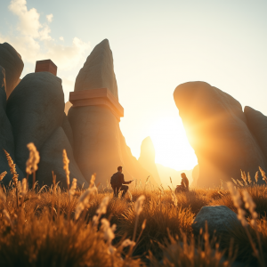 Beautiful Fantasy-sci-fi Scene