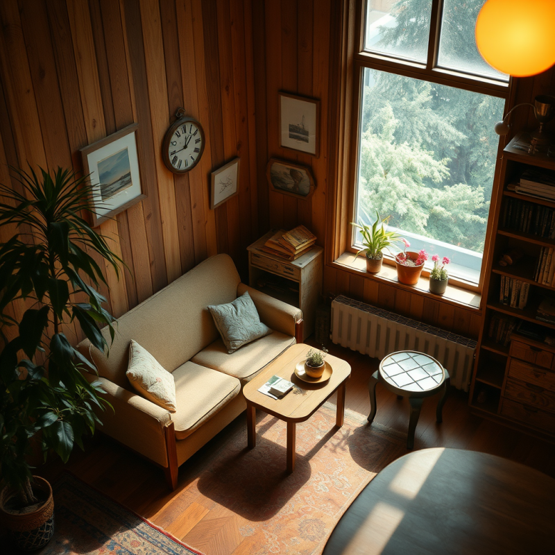 Beautiful Vintage-retro Scene