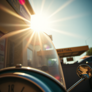 Beautiful Vintage-retro Scene