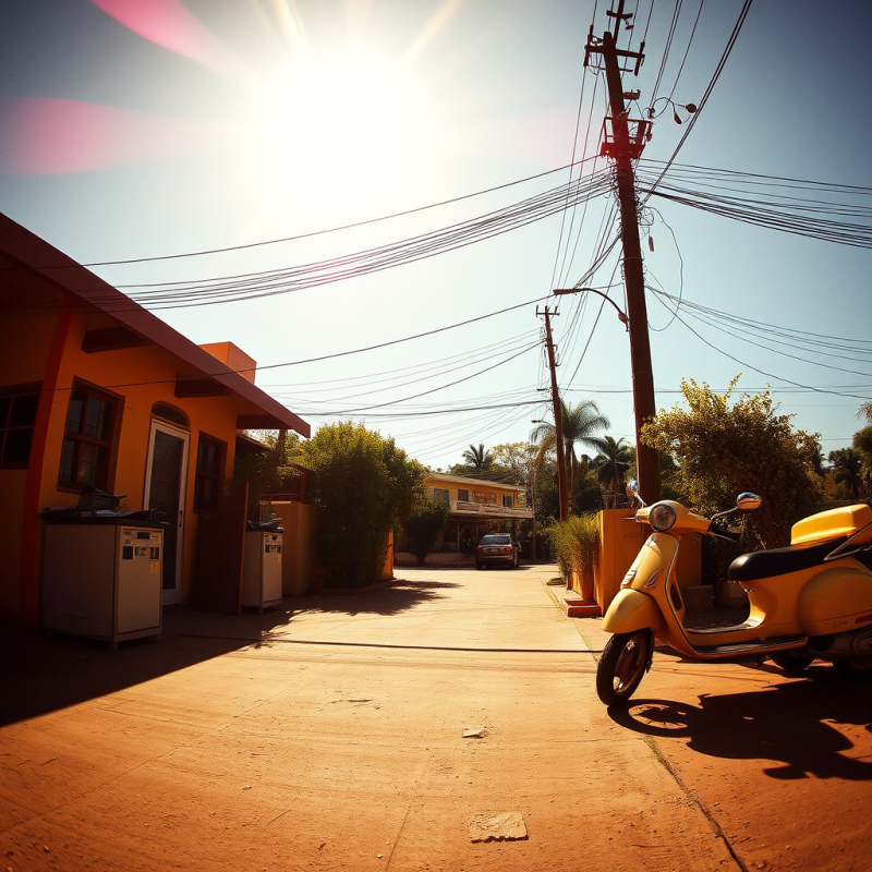 Beautiful Vintage-retro Scene