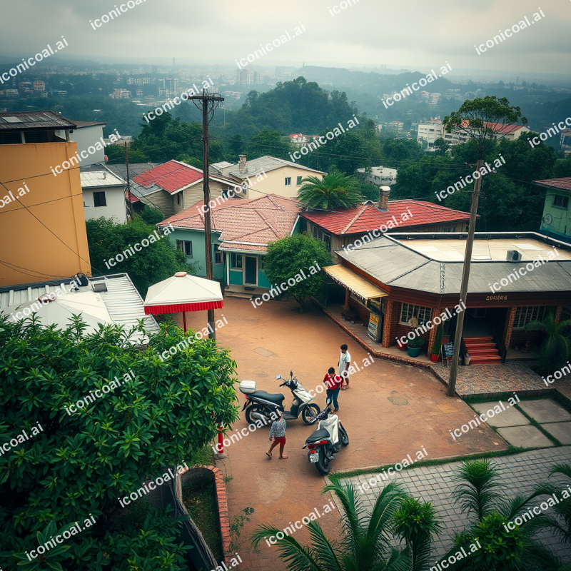 Beautiful Vintage-retro Scene