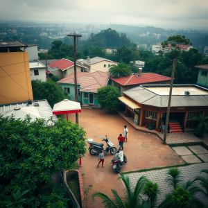 Beautiful Vintage-retro Scene