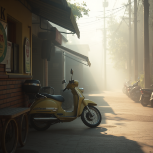 Beautiful Vintage-retro Scene