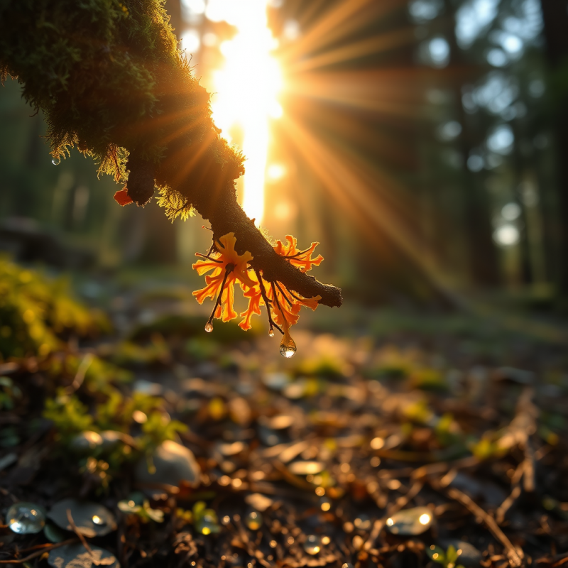 Cinematic Underside View of a Single