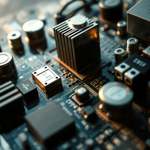 Circuit Board Macro Technology Electronics Detail