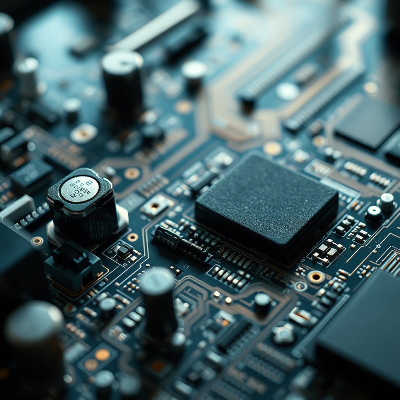 Circuit Board Macro Technology Electronics Detail