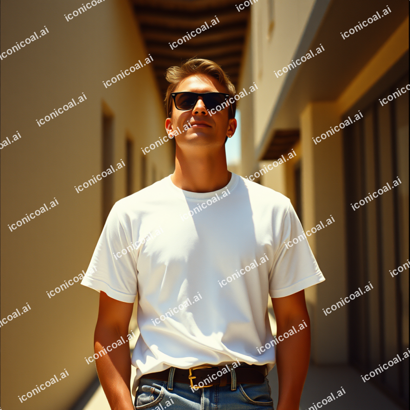 Classic White T-shirt And Jeans Timeless Casual Style