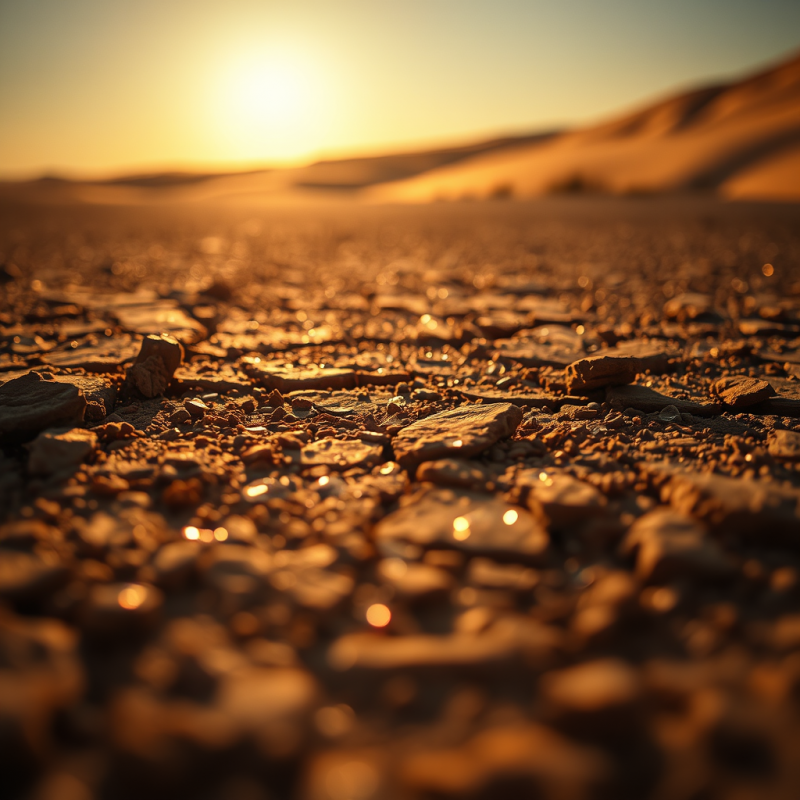 Close-up of a Cracked