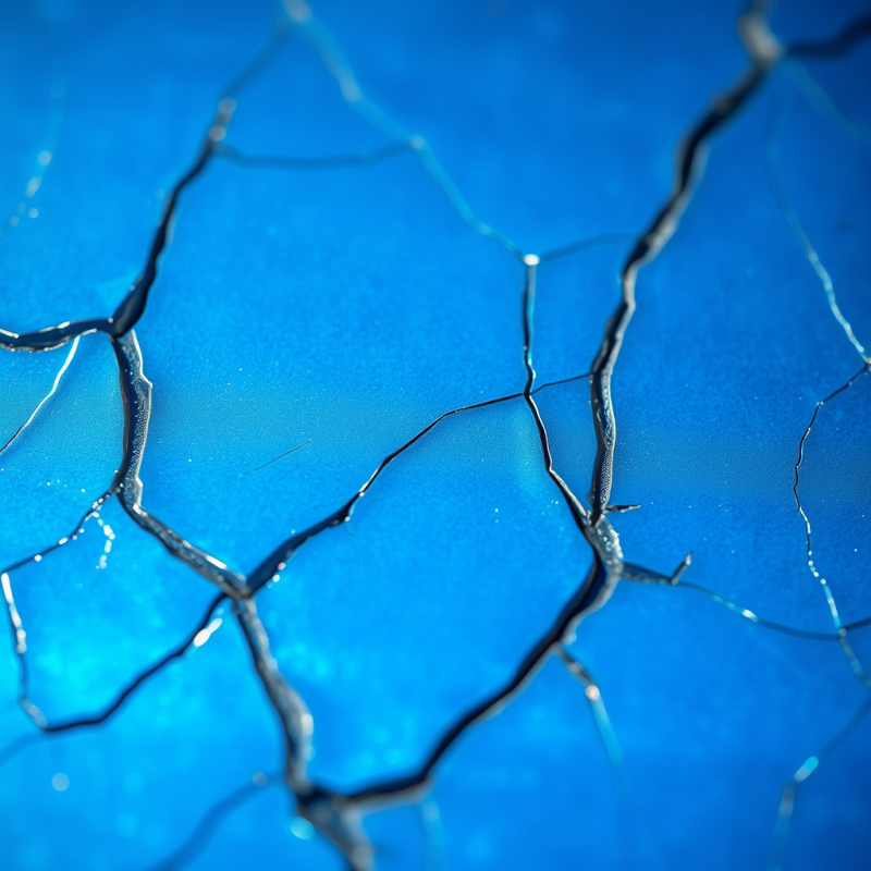 Close-up of a Cracked