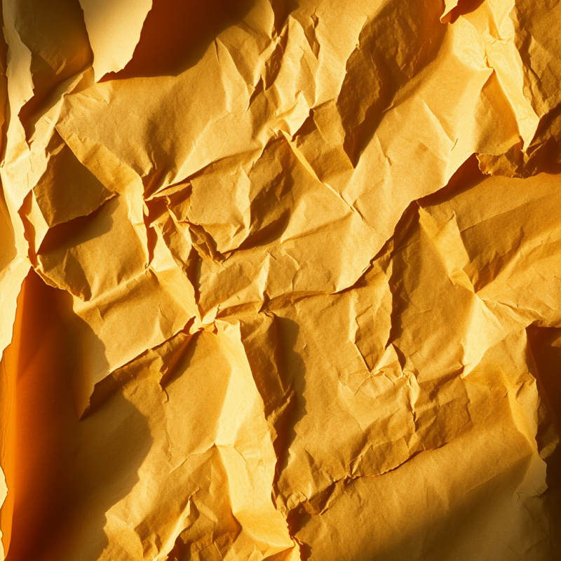 Close-up of a Crumpled
