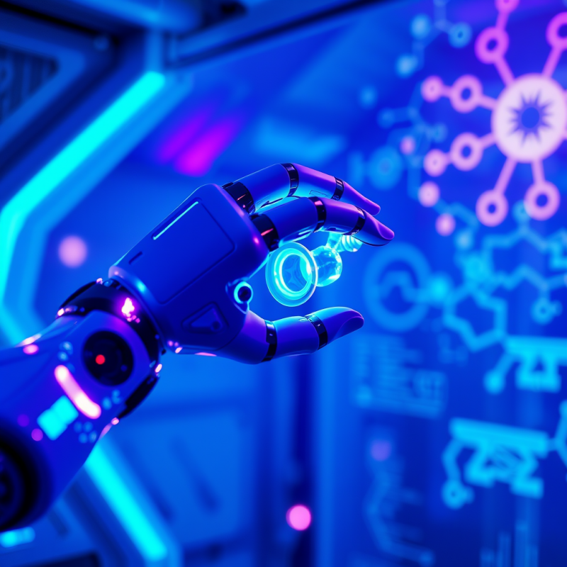 Close-up of a Glowing