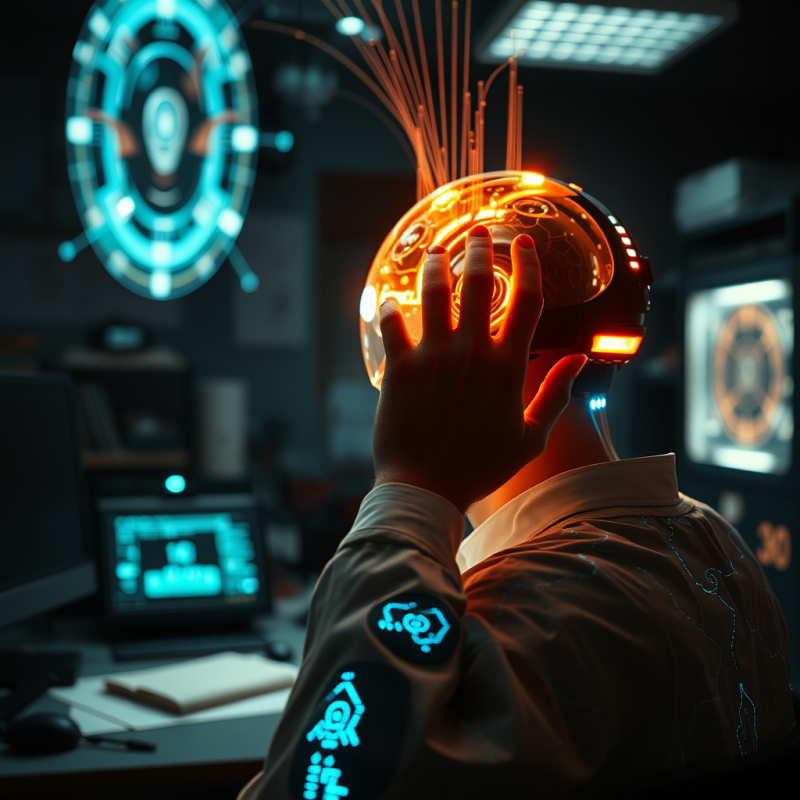 Close-up of a Person’s Hands Adjusting a Glowing