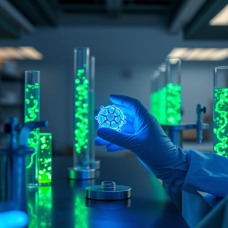Close-up of a Scientist’s Gloved Hands Assembling a G...