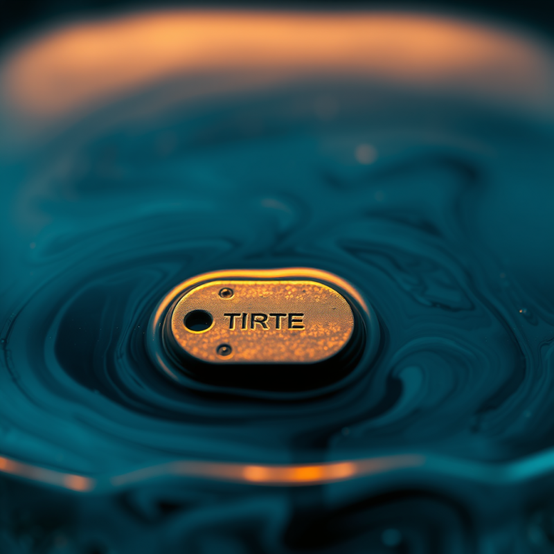 Close-up of a Single Vintage Typewriter Key Pressed Into ...