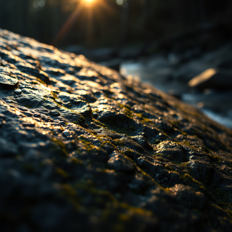Close-up of a Weathered