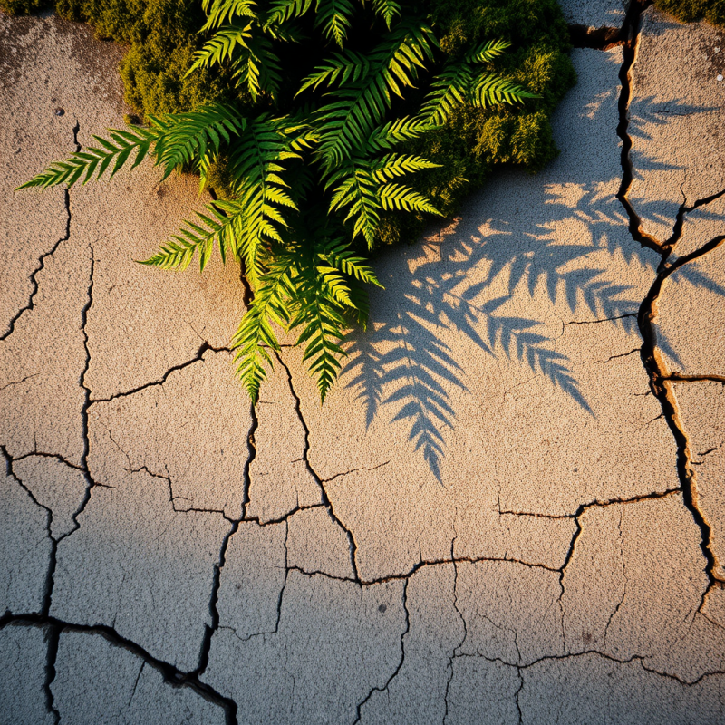 Close-up of a Weathered