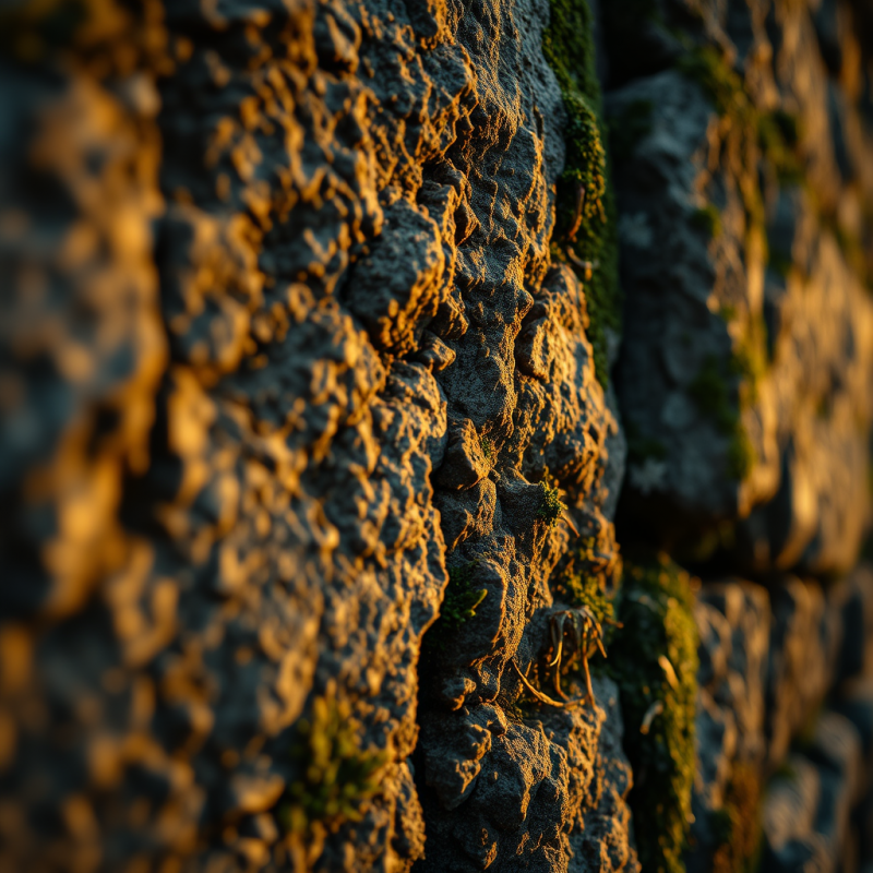 Close-up Of A Weathered
