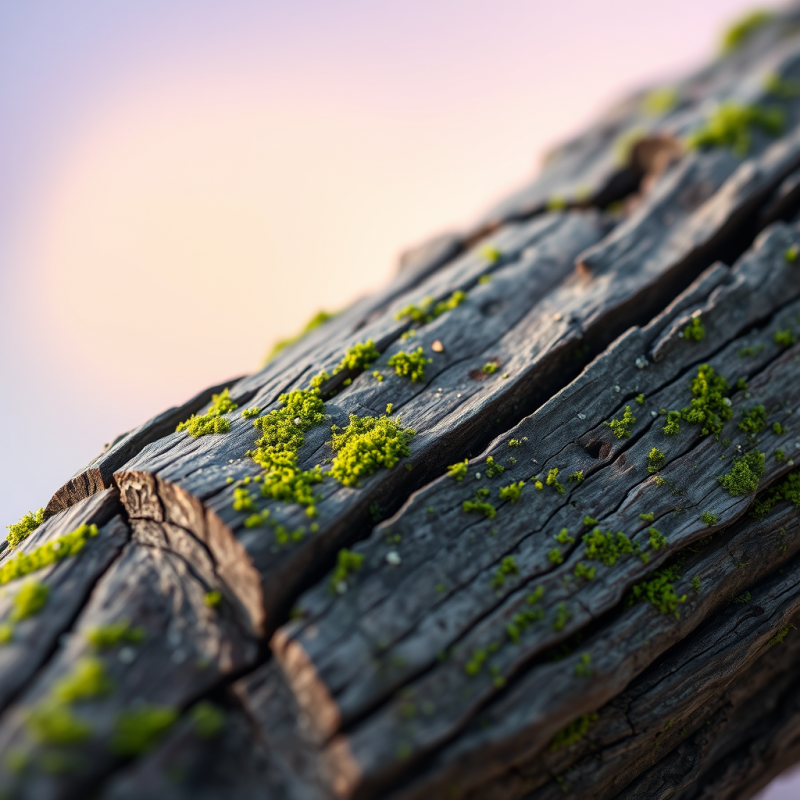 Close-up of a Weathered