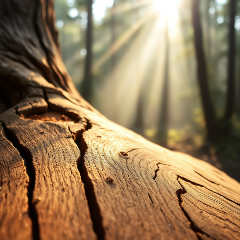 Close-up of a Weathered