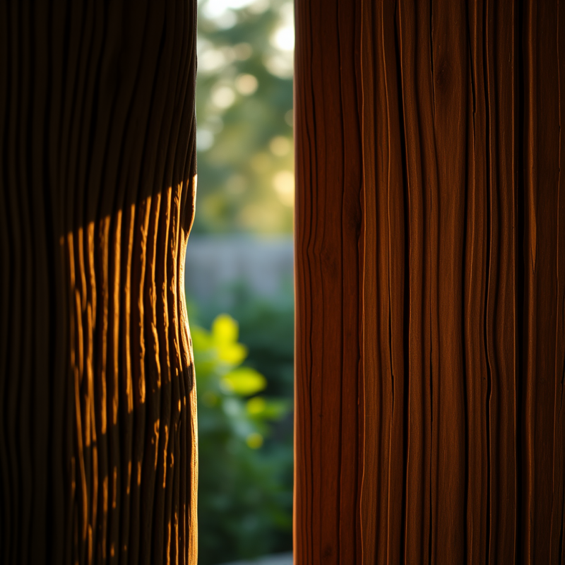 Close-up of a Weathered