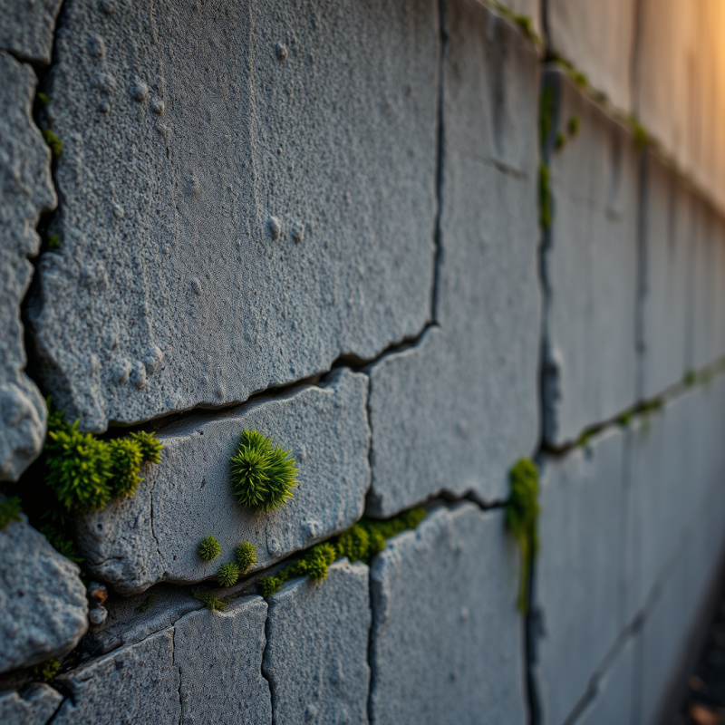 Close-up of a Weathered