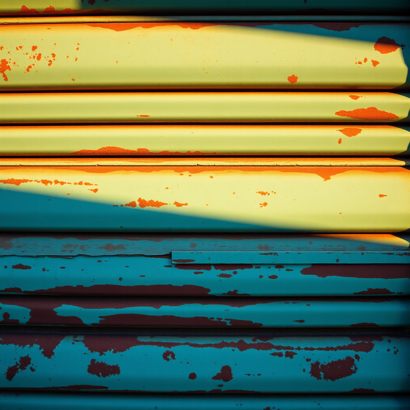 Close-up of a Weathered