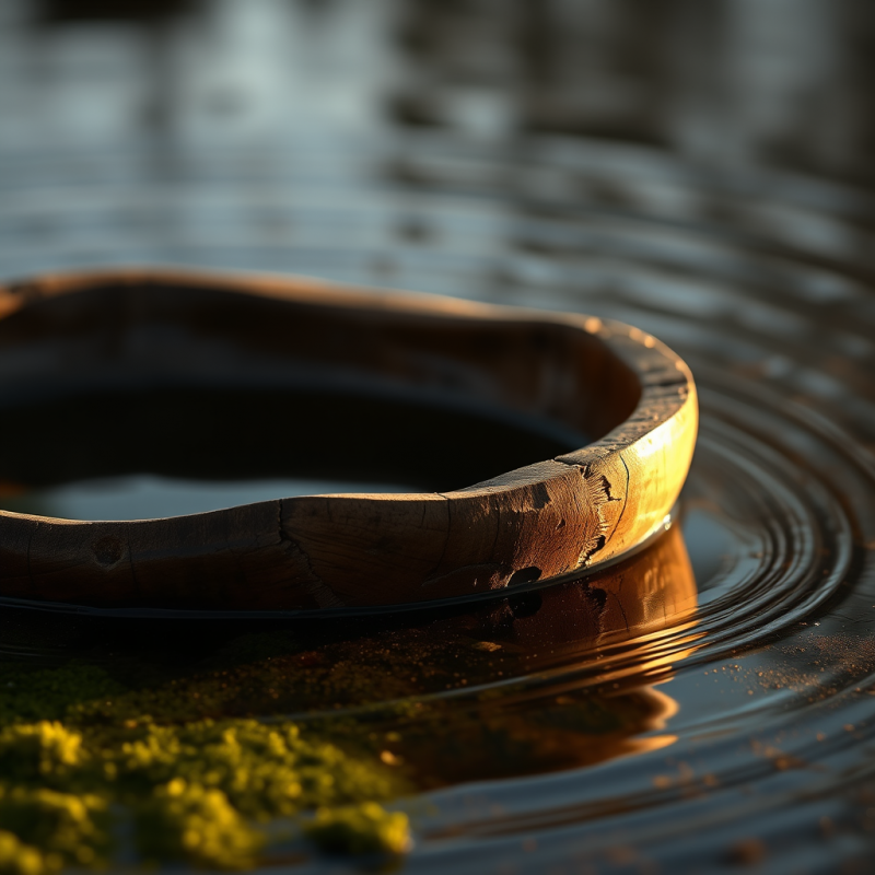 Close-up of a Weathered