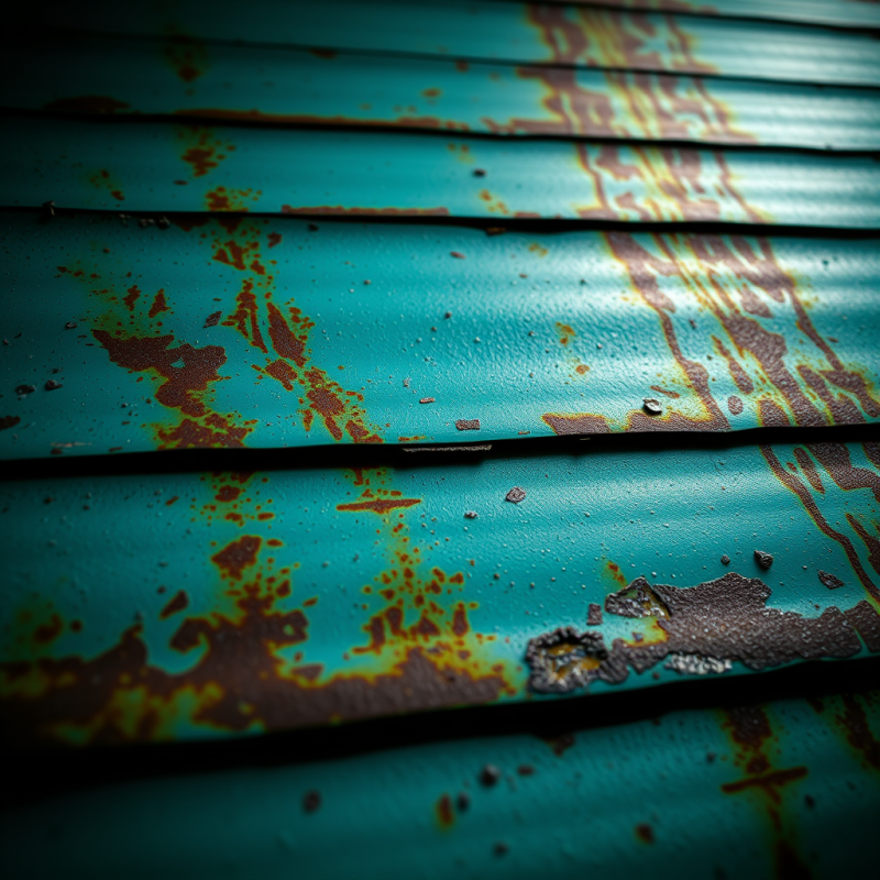 Close-up Of A Weathered