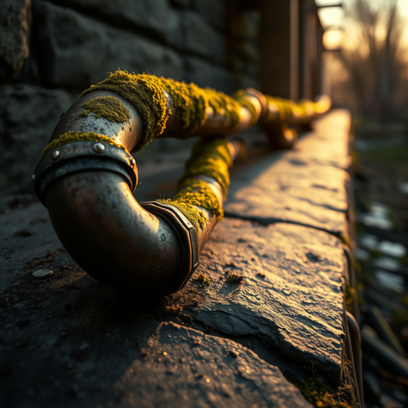 Close-up of a Weathered