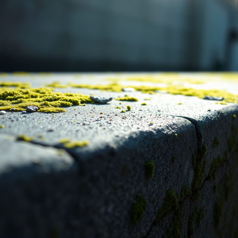 Close-up of a Weathered