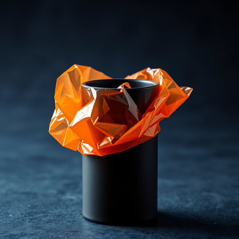 Close-up of Crumpled