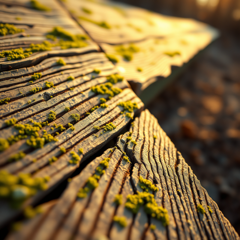 Close-up of Weathered