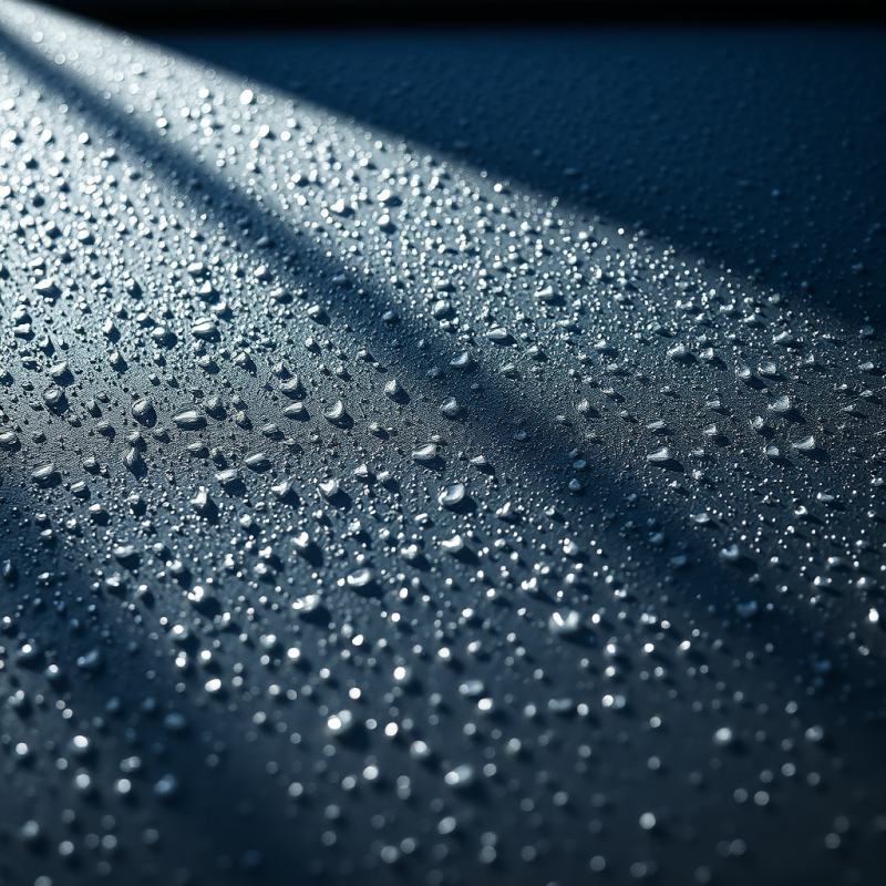 Condensation Droplets on Cold Metal Surface Geometric Pat...