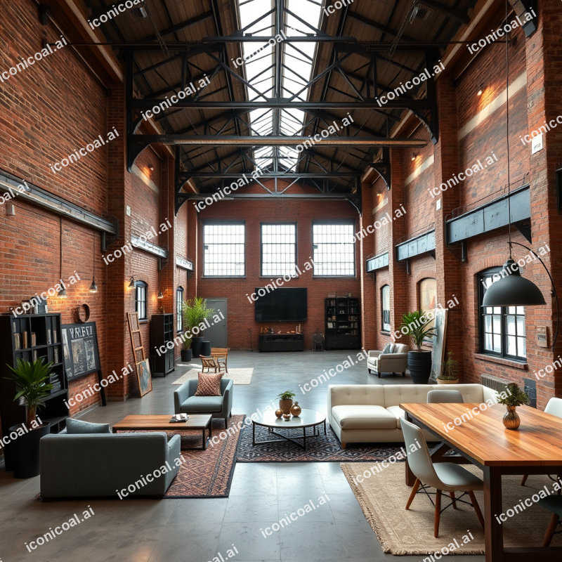 Converted Warehouse Loft With Industrial Charm And Modern...
