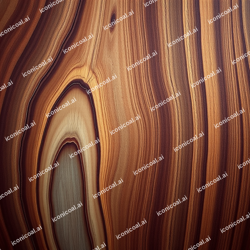 Cross-section Of Exotic Wood Grain