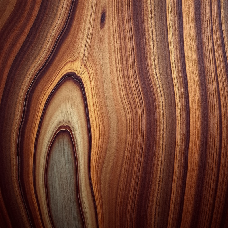 Cross-section of Exotic Wood Grain