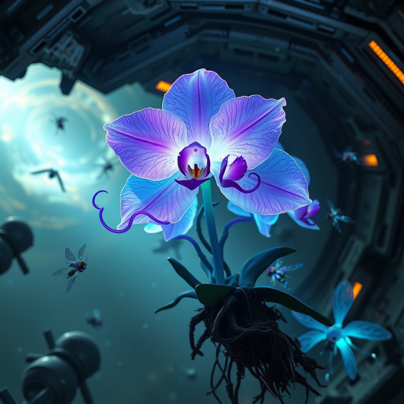 Crystalline Alien Orchid