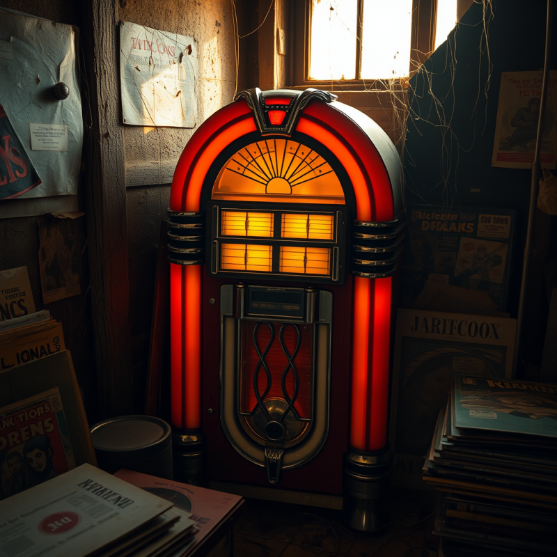 Dusty 1960s Jukebox