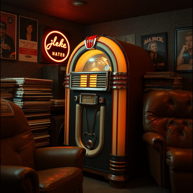 Dusty 1960s Jukebox