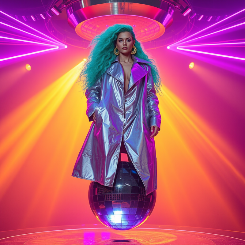 Fashion Model with Voluminous