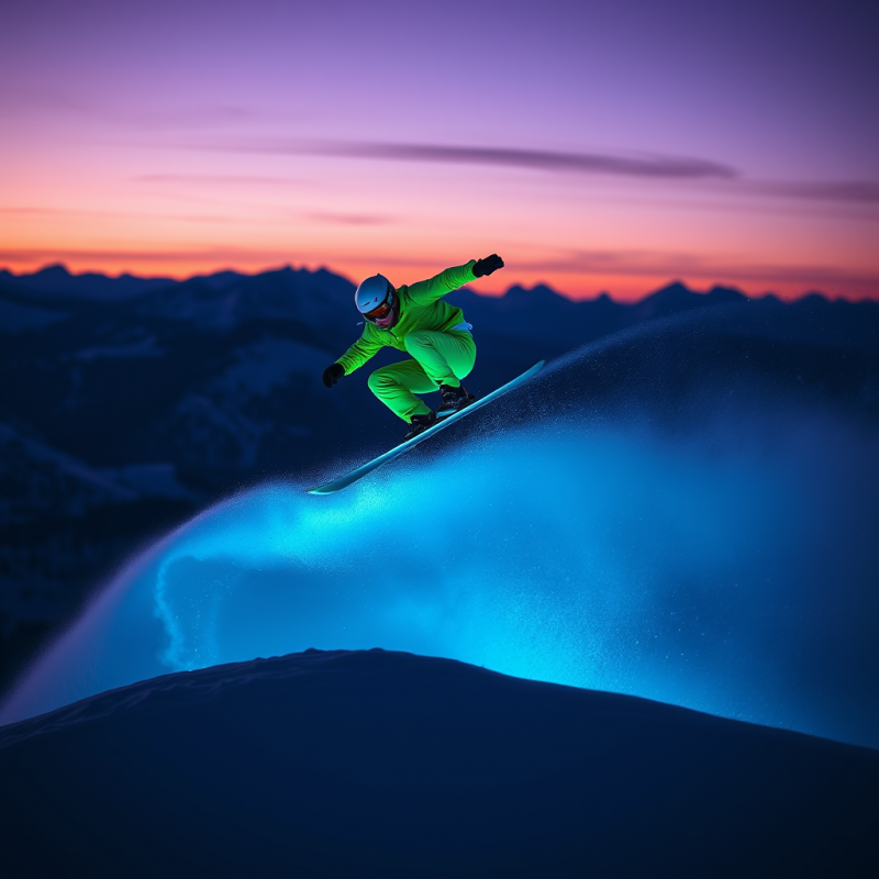 Female Freestyle Skier Mid-air
