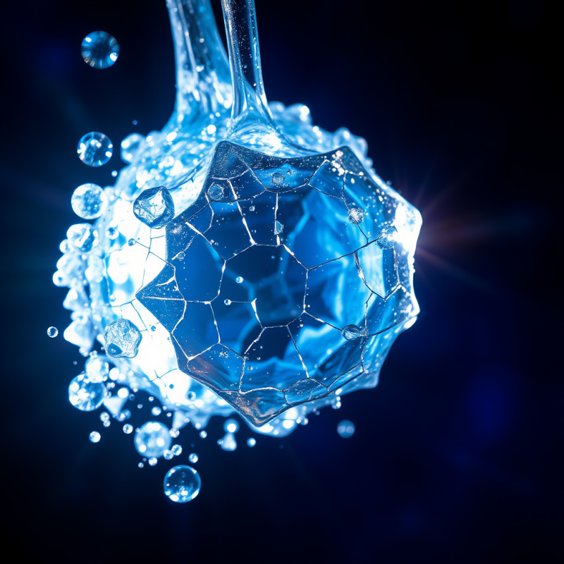 Frozen Mercury Droplets Suspended in Zero-gravity