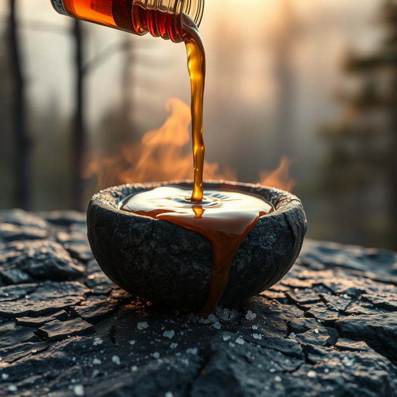 Glowing Amber Liquid—likely a Rare Spice-infused Tinc...