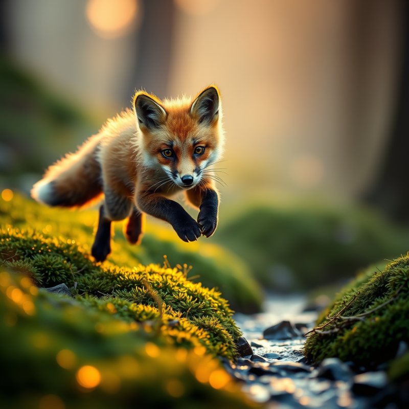 Golden-brown Fox Cub