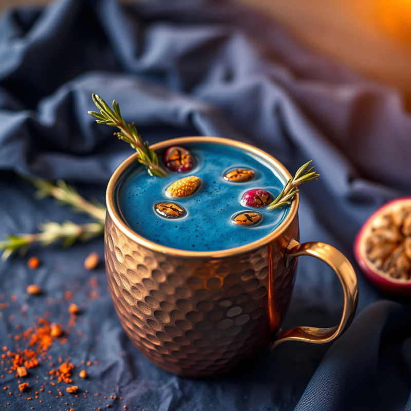 Golden Hour Close-up of a Glossy