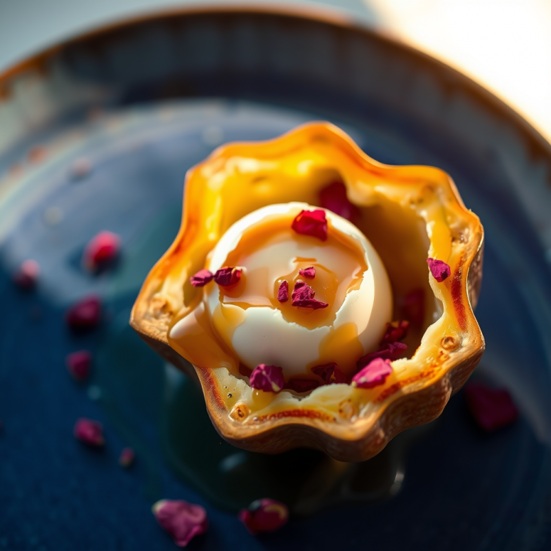 Golden-hour Close-up of a Single