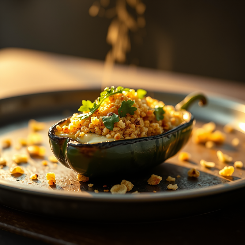 Golden Hour Close-up of a Single